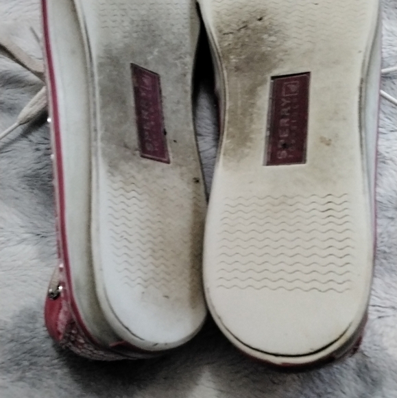 Sperry Top Sider Women's Pink Sequin Shoes Size 8M - Picture 6 of 8